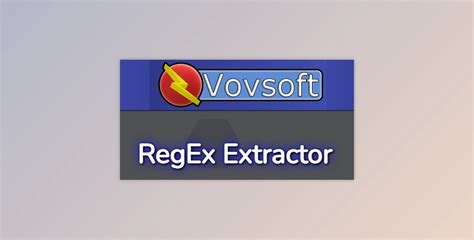 VovSoft RegEx Extractor 